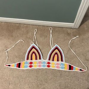 Colourful Crochet bralette